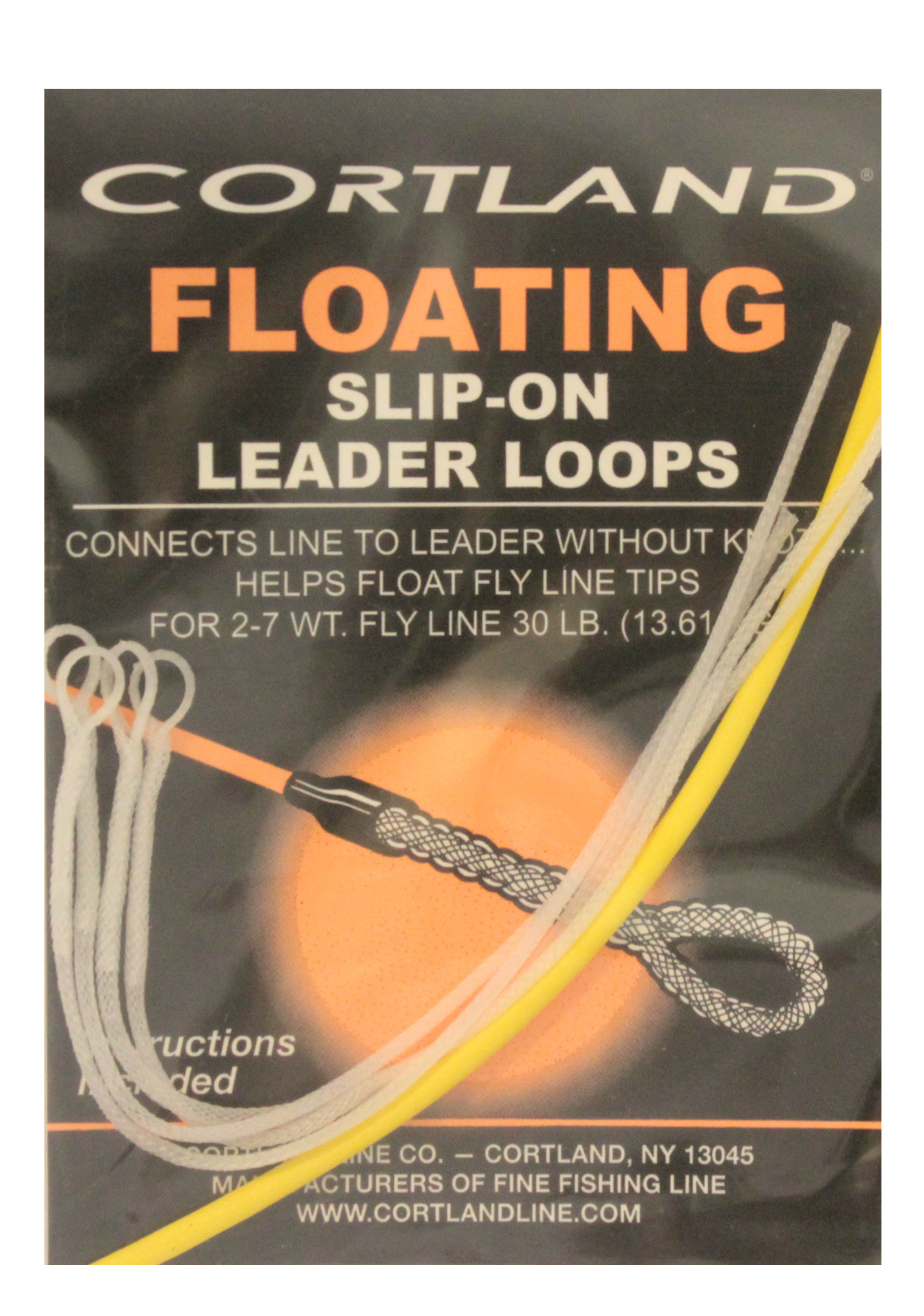 Коннектор для шнуров Cortland Slip-On Leader Loop