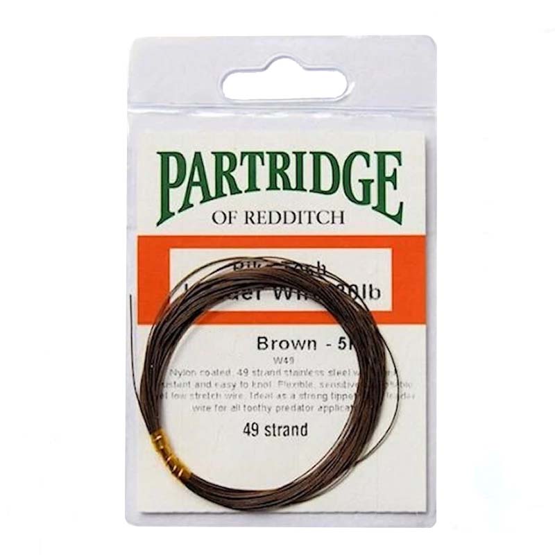 Поводковый материал Partridge 49-Strand Knottable Leader Wire