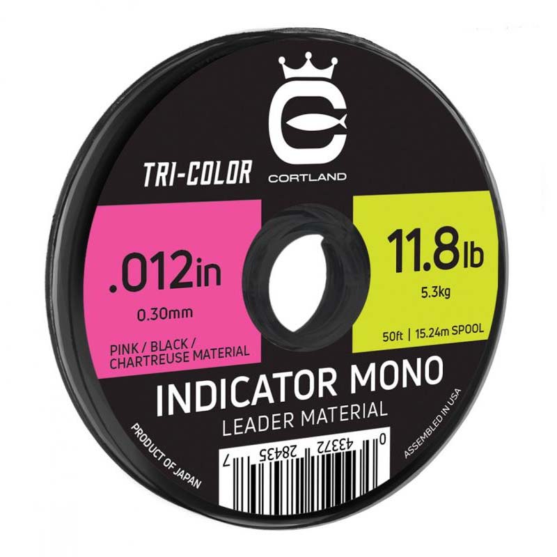 Подлесок Cortland Tri-Color Indicator Mono Leader