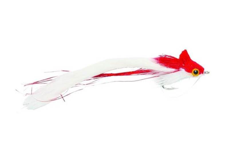 Мушка FM Rabbit Strip Diver Red/White