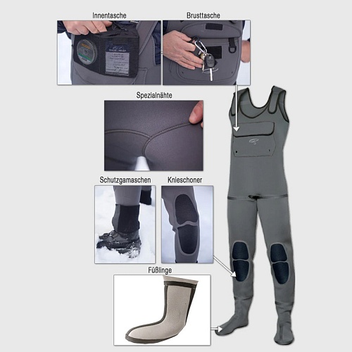 Вейдерсы Traun River Neopren Waders Superior Вейдерсы Traun River Neopren Waders Superior