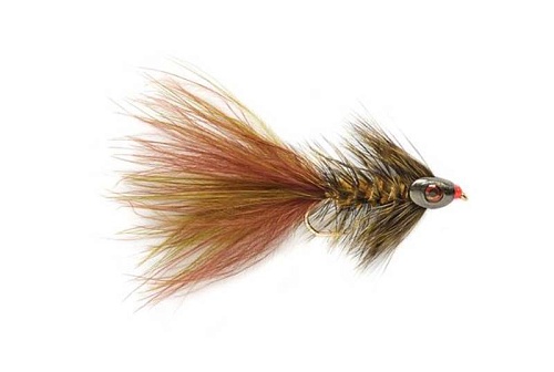 Мушка FM Woolly Bugger Grizzly SkullHead Мушка FM Woolly Bugger Grizzly SkullHead