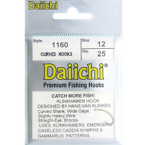 Крючок Daiichi 1160 Klinkhamer Hook Bronze Крючок Daiichi 1160 Klinkhamer Hook Bronze